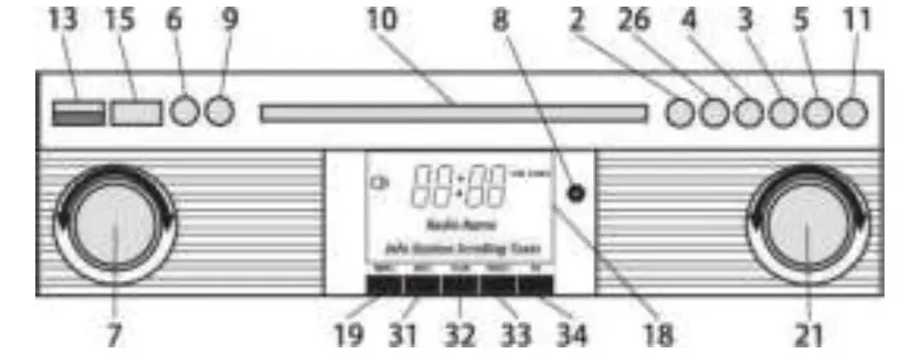 Lenco TCD-2570 Wooden Turntable with FM-DAB+ Radio 03