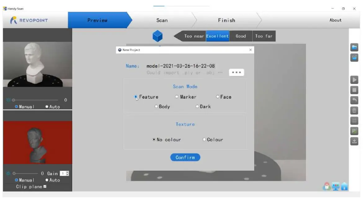 REVOPOINT POP 3D Scanner with Turntable 0.3mm Accuracy - fig 13