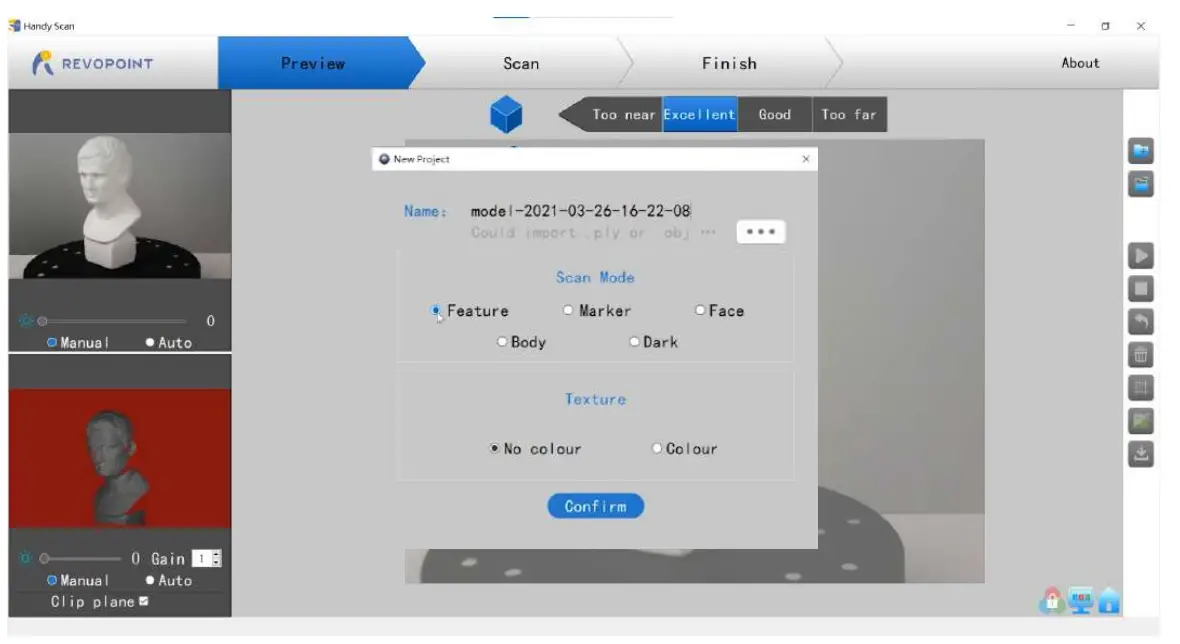 REVOPOINT POP 3D Scanner with Turntable 0.3mm Accuracy - fig 14