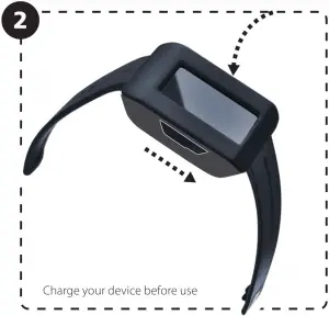 Charge your device before use