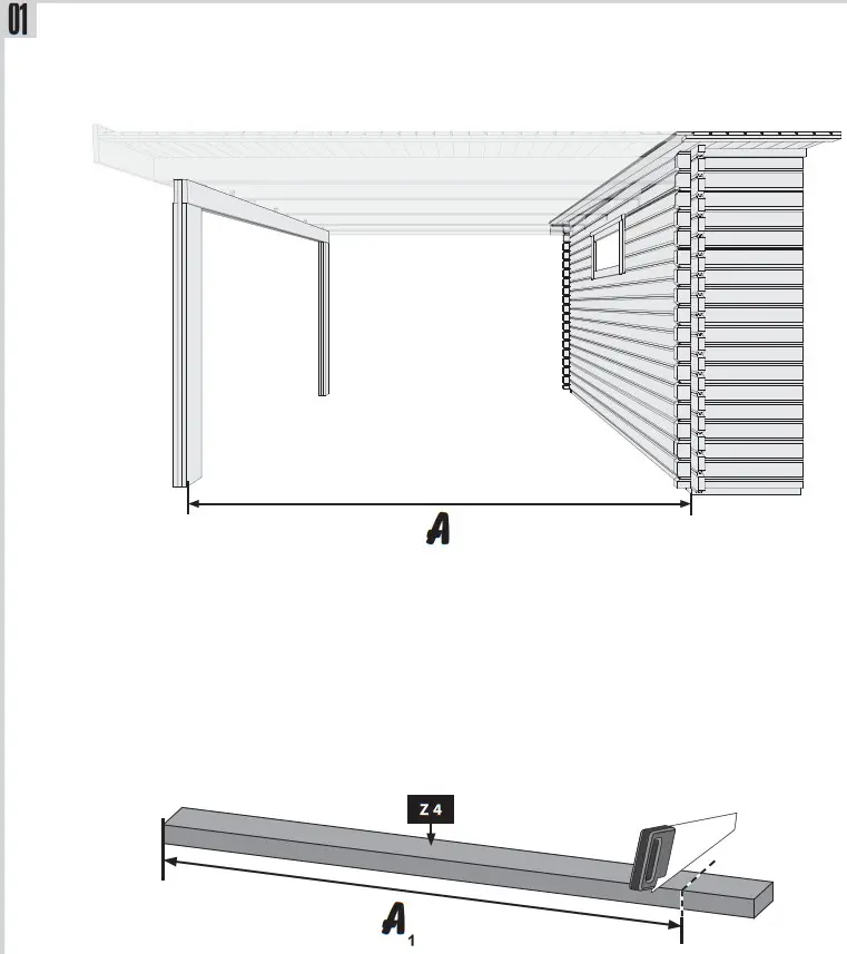 HORNBACH 7798 Garden shed Karibu Tossens 3 297 x 297 cm grey - Figure 7