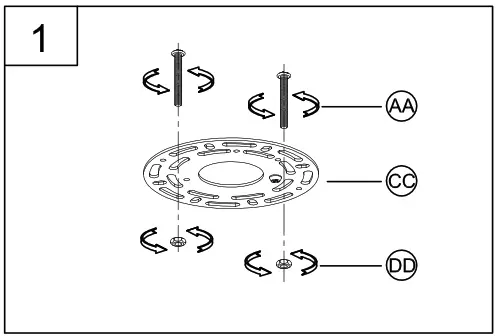 PROGRESS LIGHTING P500409 Copeland Brushed Gold Mid-century Etched Glass Geometric Led - 3