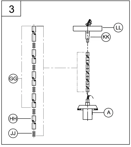 PROGRESS LIGHTING P500409 Copeland Brushed Gold Mid-century Etched Glass Geometric Led - 5