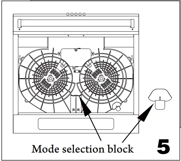 eurotech ED-RHW60BK 60cm Wall Canopy Rangehood - fig 6