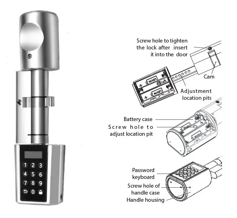 WOOX R7056 Smart Door Lock-fig-1
