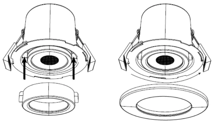 Knightsbridge SPEKFCWA Spektroled Fixed Fire Rated Downlight - FIG32