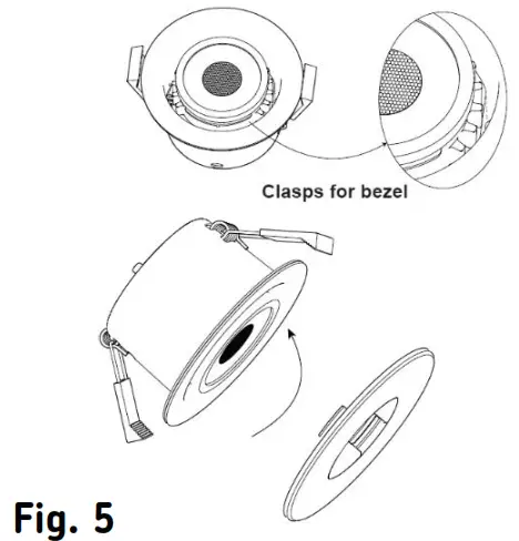 Knightsbridge SPEKFCWA Spektroled Fixed Fire Rated Downlight - FIG5