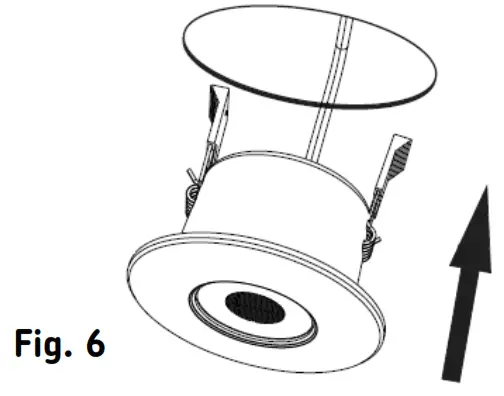 Knightsbridge SPEKFCWA Spektroled Fixed Fire Rated Downlight - FIG6