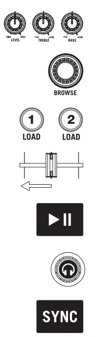 Numark Party Mix Live DJ Controller Built In Light Show and Speakers (6)