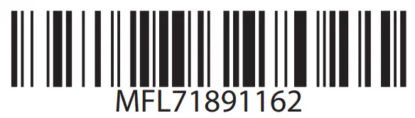 LG DXO3QBK Omnidirectional Portable Speaker - bar code 1