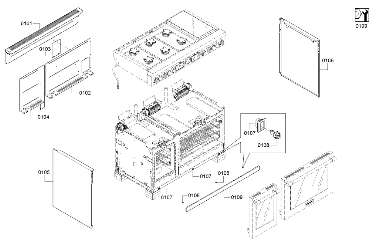 Thermador PRD486WIGU-3 Dual Fuel Professional Range-fig-1