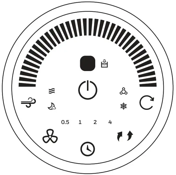 Evaporative Air Cooler-- CONTROL PANEL