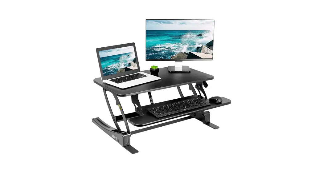 Vivo Desk-v000vs Height Adjustable 32 Inch Stand Up Desk Converter Instruction Manual