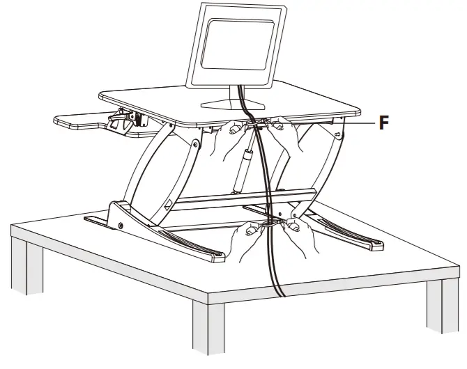 VIVO DESK-V000VS Height Adjustable 32 Inch Stand Up -FIGURE 10