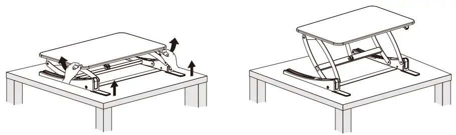 VIVO DESK-V000VS Height Adjustable 32 Inch Stand Up -FIGURE 5