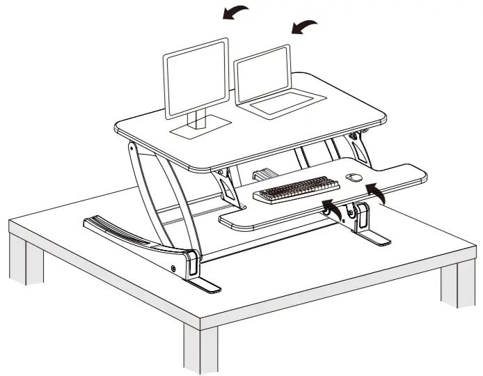 VIVO DESK-V000VS Height Adjustable 32 Inch Stand Up -FIGURE 8