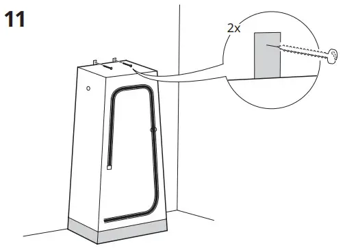 IKEA 103.393.31 Vuku Wardrobe - PAT11