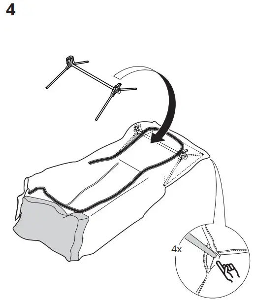 IKEA 103.393.31 Vuku Wardrobe - PAT4