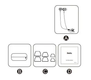 1Mii E100 In-Ear Headphones For VR Headset