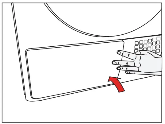 beko Dryer-router door