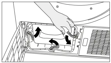 beko Dryer-routing door