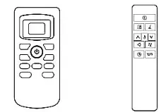 GLOBAL INDUSTRIAL 293065 Portable Air- Remote Control