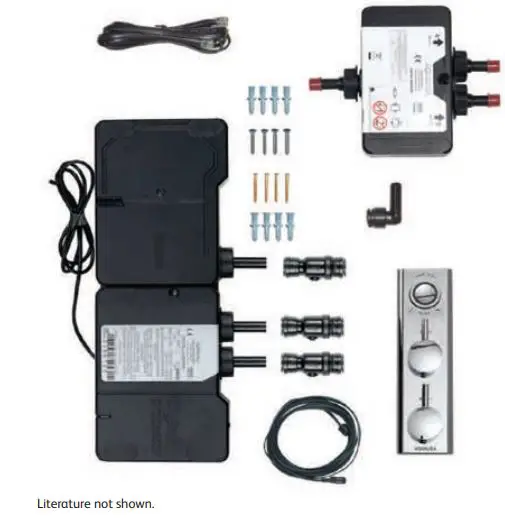 AQUALISA HQD1017 HiQu Digital Concealed Shower with Diverter Installation Guide - Components Gravity Pumped