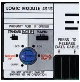 AQUALISA HQD1017 HiQu Digital Concealed Shower with Diverter Installation Guide - The Digital processors are supplied factory set