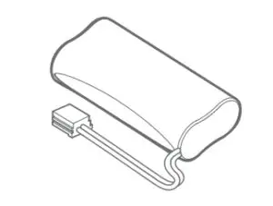 Battery for cordless handset
