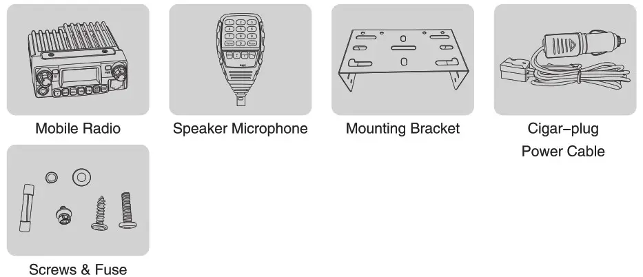 QYT KT8900R Tri-Band Mobile Radio-Standerd