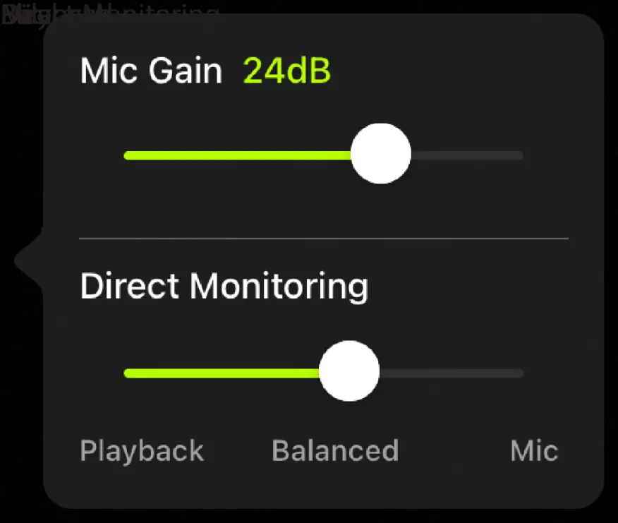 Direct Monitoring Blend