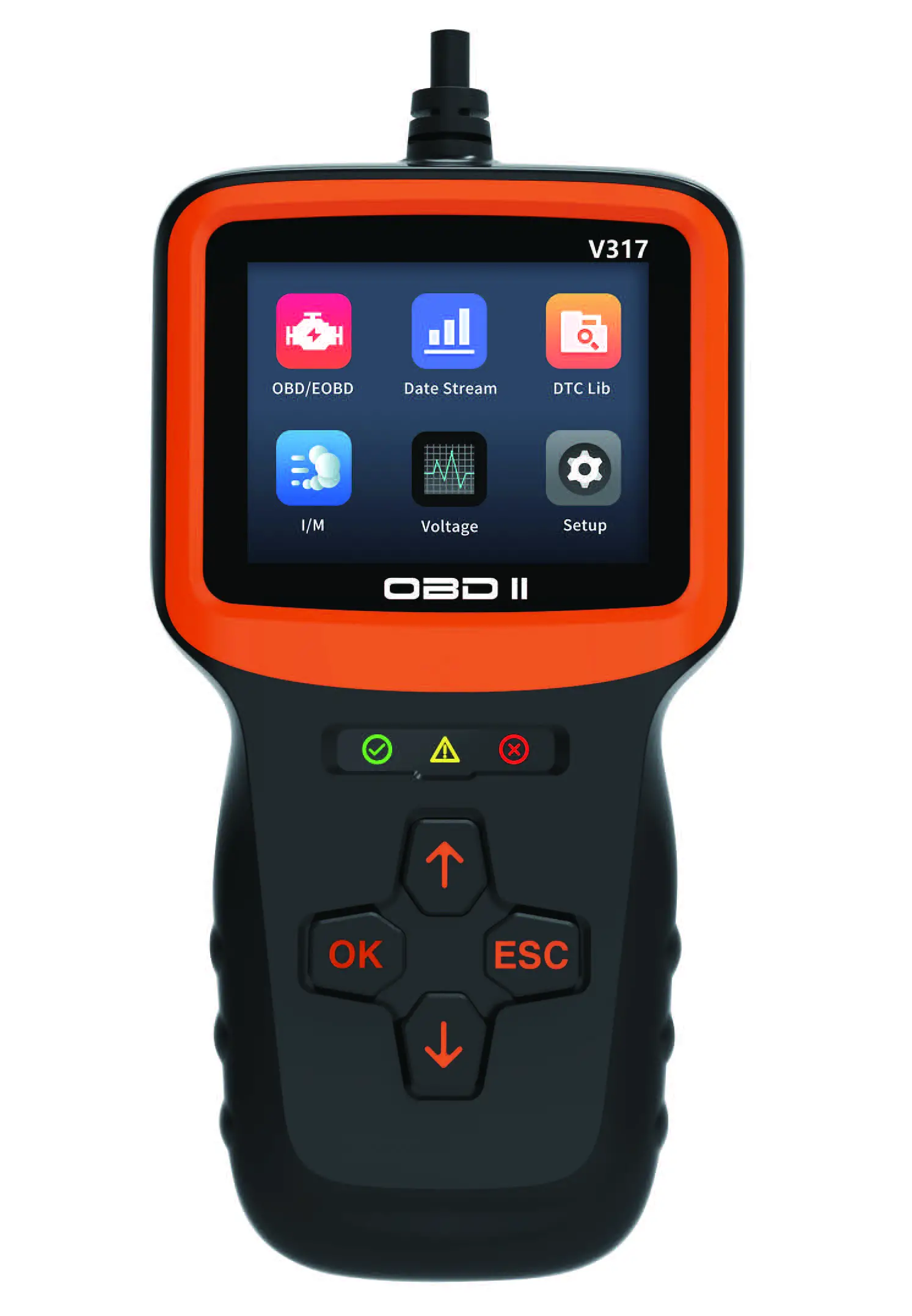 OBDII V317 12V Auto Mobile OBD Diagnostic Intrument Engine Fault image