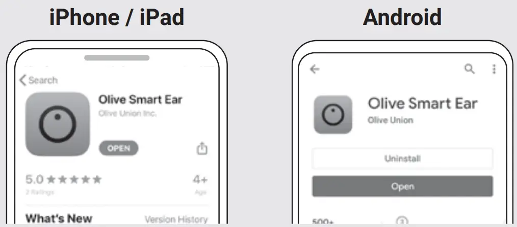 Olive Union Olive Pro 2 in1 Bluetooth Earbuds and Hearing Aid - app 4
