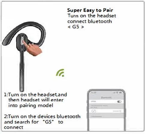 Shenzhen Quanmeng Technology-G5-Business-Bluetooth-Headset-8