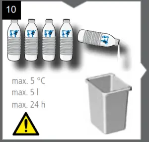 Change the milk every 24 h