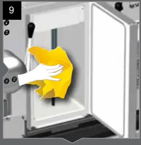 Wipe milk suction tube