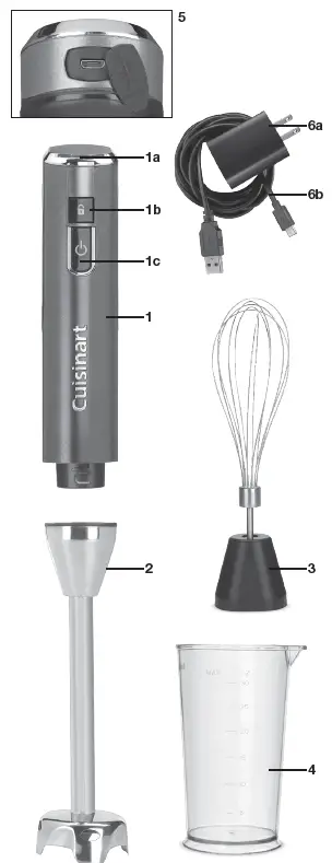 Cuisinart RHB-100 EvolutionX Cordless Rechargeable Fig1