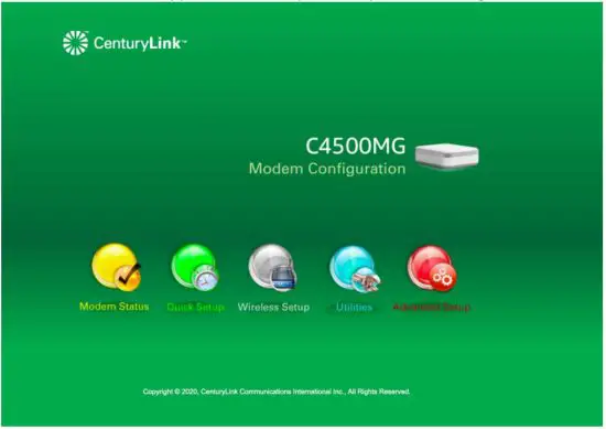 CenturyLink C4500MG MG Multi Dwelling Unit Gateway - Manual connection 1