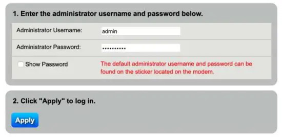 CenturyLink C4500MG MG Multi Dwelling Unit Gateway - Manual connection