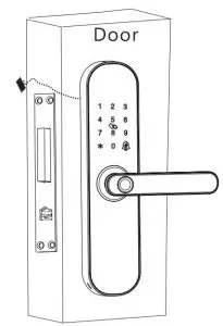 FIG 11 Installing the lock