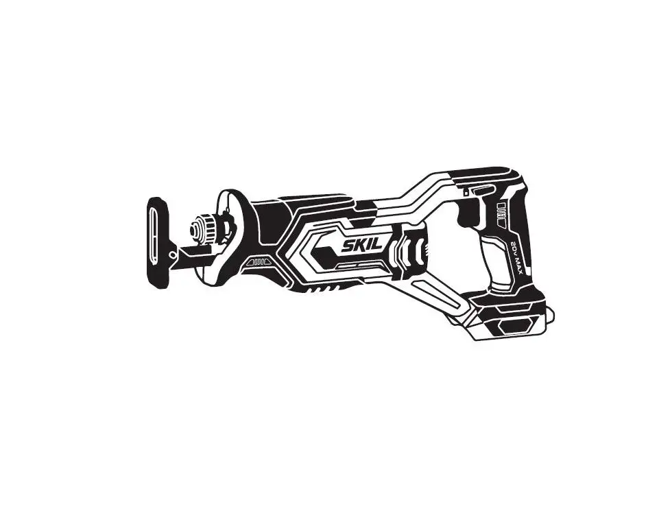 Skil Rs582901 20v Compact Reciprocating Saw Owner's Manual