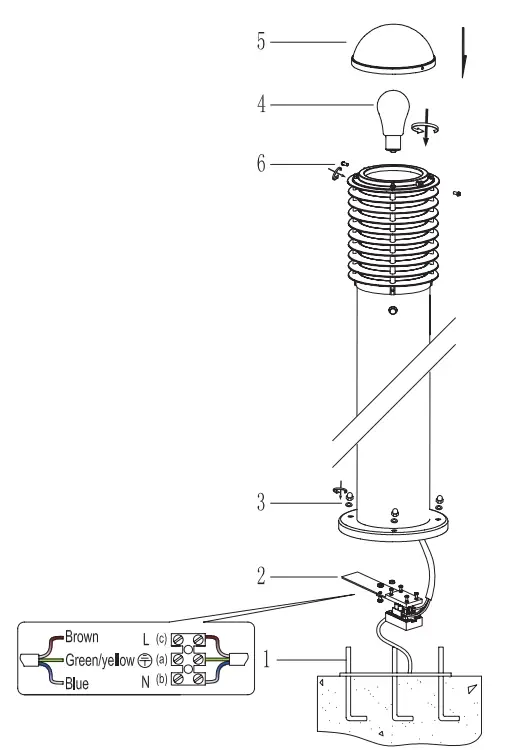 saxby 97853 Louvre Photo Cell - fig2