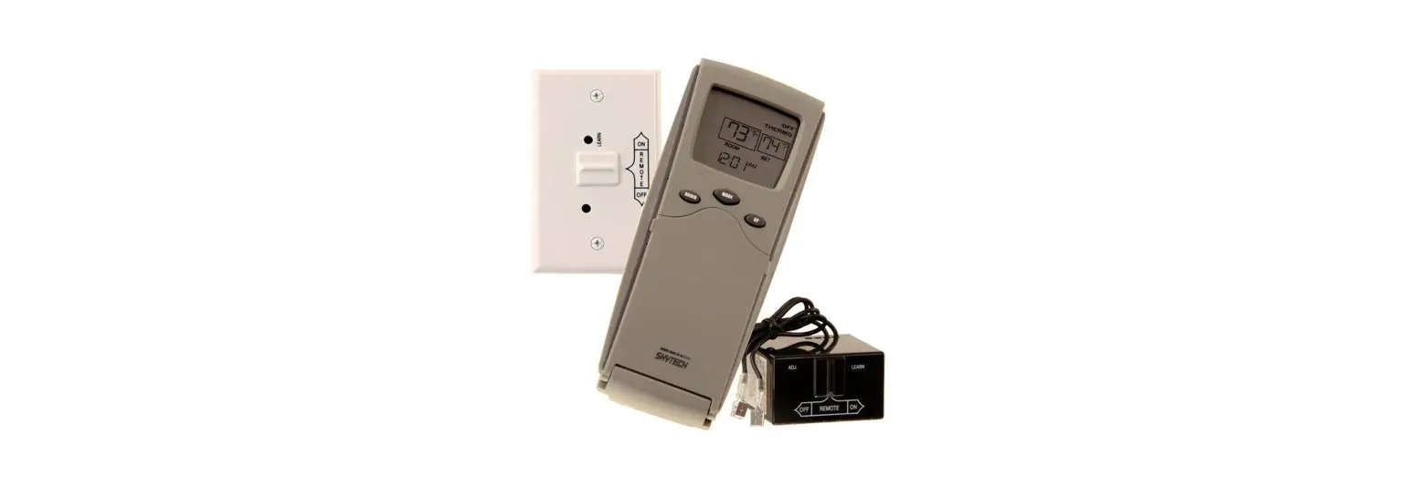 Skytech 3301 Timer-thermostat Fireplace Remote Control Instruction Manual