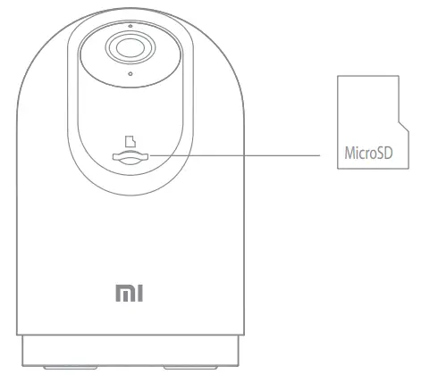 xiaomi MJSXJ06CM Mi 360° Home Security Camera 2K Pro - MicroSD card