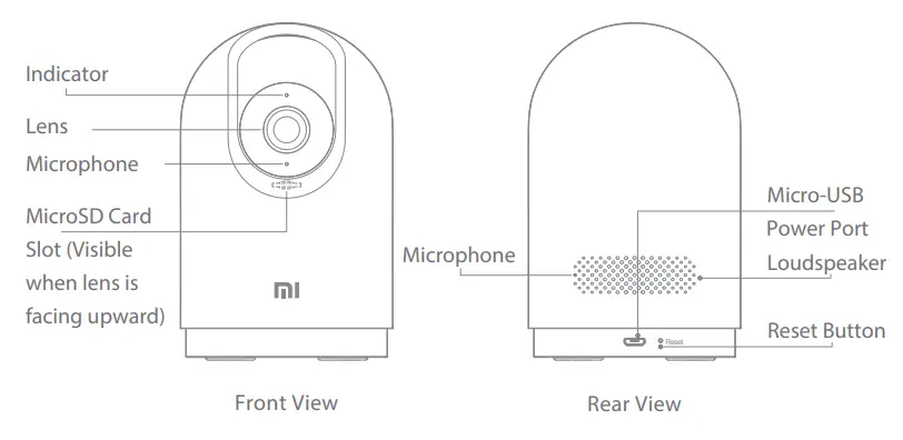 xiaomi MJSXJ06CM Mi 360° Home Security Camera 2K Pro - Product Overview