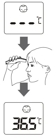 Smilecare UFR-106 Infrared Forehead Thermometer Instruction Manual - As a Body Thermometer