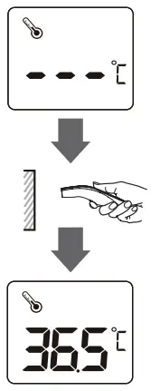 Smilecare UFR-106 Infrared Forehead Thermometer Instruction Manual - As a Object Thermometer