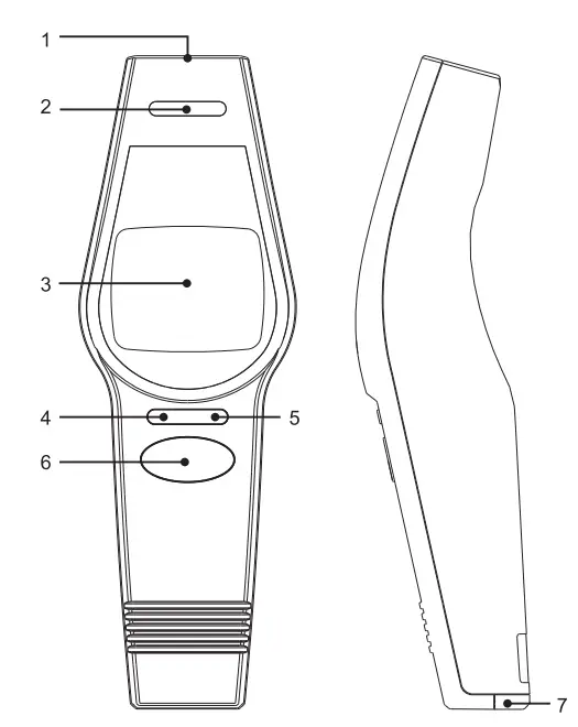 Smilecare UFR-106 Infrared Forehead Thermometer Instruction Manual - Body