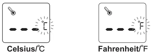 Smilecare UFR-106 Infrared Forehead Thermometer Instruction Manual - Unit setting