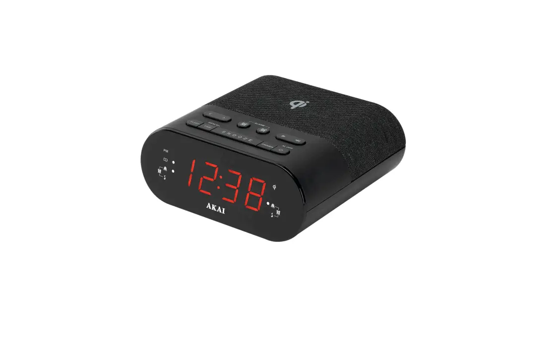 Akai Akqi1113 Clock Radio With Wireless Charger User Manual